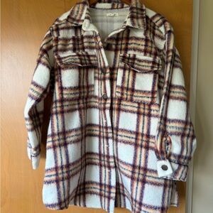 Maurices Multicolor Plaid Shacket
